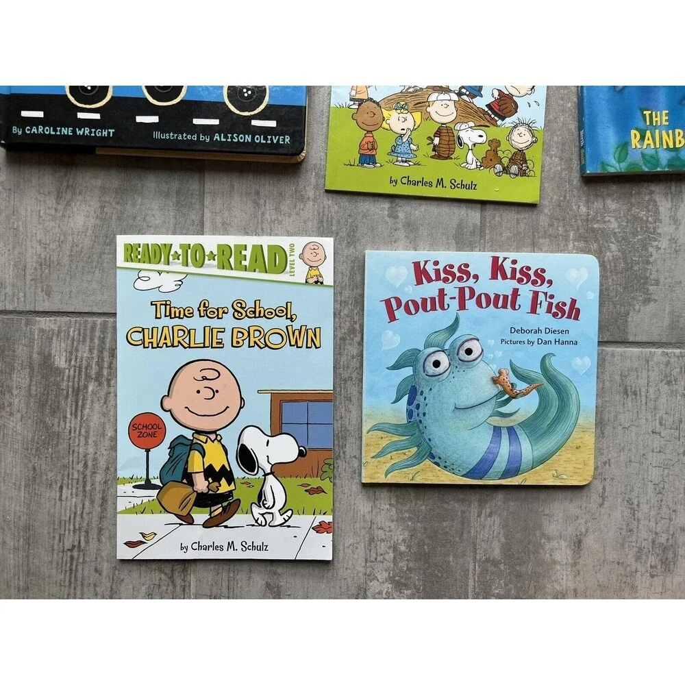 Set Lot of 8 Books Kids Kindergarten Pre School Learning To Read Storytime Easy